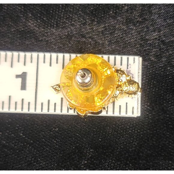 Vintage Avon Grape Cluster Rhinestone Earrings - Picture 9 of 14